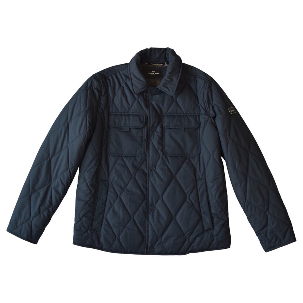 Andrew Marc Quilted Jacket Men’s Medium – Navy